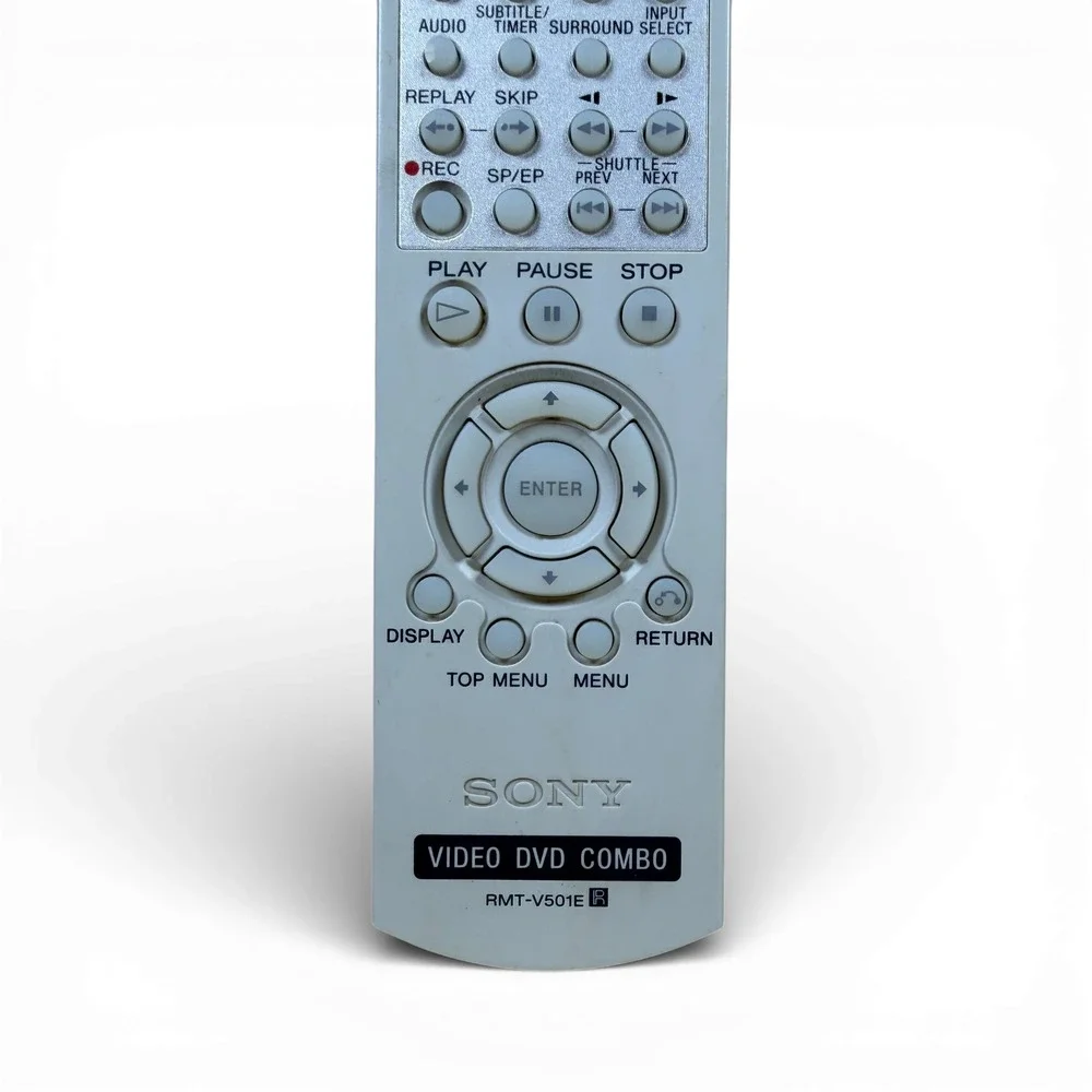 Sony RMT-V501E DVD VCR‎ Combo Remote Control For SLV-D370P, SLV-D360P, SLV-D271P